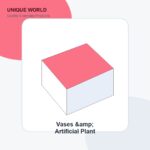 Sample Vases & Artificial Plant