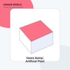 Sample Vases & Artificial Plant